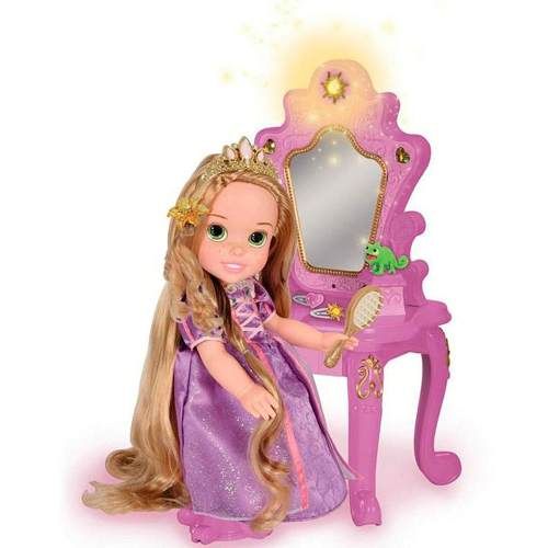 Boneca Rapunzel Com Penteadeira Encantada Disney Bebe Store